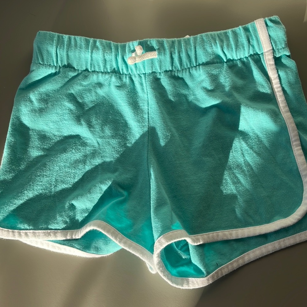 Blue sweat shorts